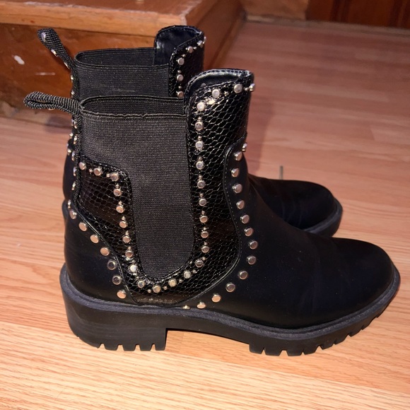 ZARA black leather boots, size 38, very good condition, don’t fit anymore - Picture 1 of 3